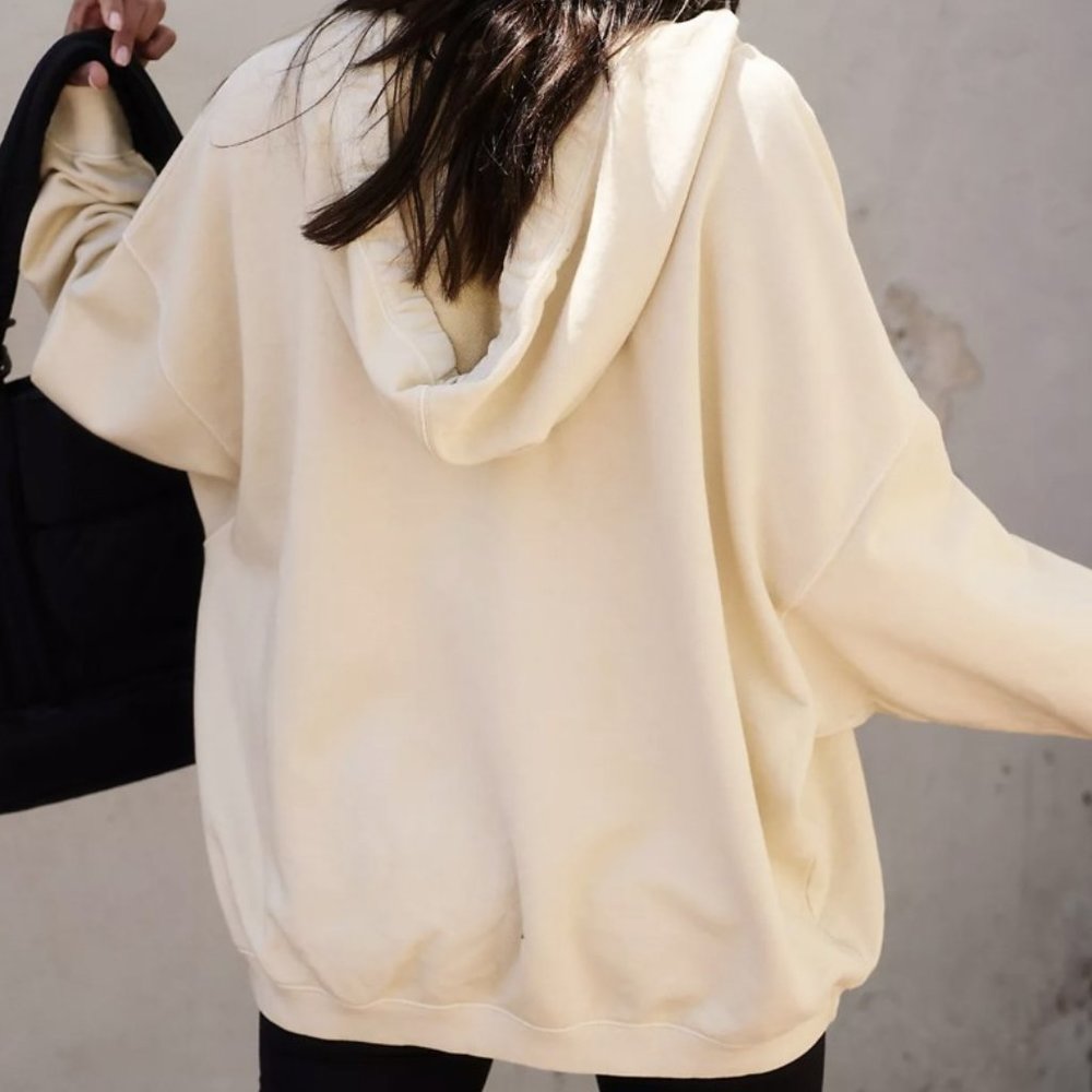 FP Movement, by Free People, Best Of Hoodie, in Oatmilk, size M // NWT //CURRENT - Picture 5 of 9
